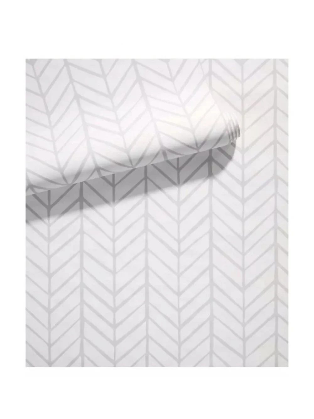 NEW Serena & Lily Feather Wallpaper (Removable/Peel & Stick)-Fog Grey